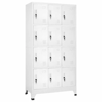 Wholesale π VidaXL Locker Cabinet with 12 Compartments 35.4"x17.7"x70.9" π 1 Wholesale π VidaXL Locker Cabinet with 12 Compartments 35.4"x17.7"x70.9" π