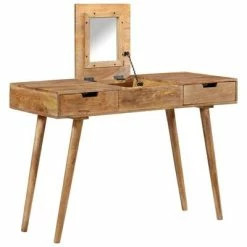 Coupon π VidaXL π Dressing Table 44"x17.7"x29.9" Solid Mango Wood π