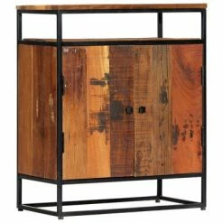 Cabinets & Storage Sales 26 Best reviews of โค๏ธ VidaXL Side Cabinet 23.6"x13.8"x29.9" Solid Reclaimed Wood and Steel โจ