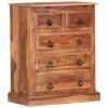 Best reviews of 💯 VidaXL Drawer Cabinet 23.6"x13.8"x29.5" Solid Sheesham Wood ❤️