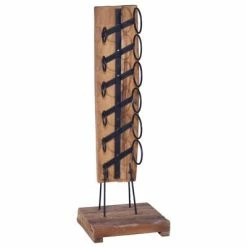 Cabinets & Storage Sales 16 Flash Sale ๐ VidaXL Wine Rack for 6 Bottles 13.8"x13.8"x39.4" Solid Teak Wood โ๏ธ