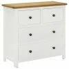Best reviews of 🥰 VidaXL Chest of Drawers 31.5"x13.8"x29.5" Solid Oak Wood 👏