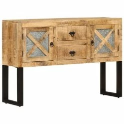 Best deal 🔔 VidaXL Sideboard 43.3"x11.8"x29.1" Rough Mango Wood 😀