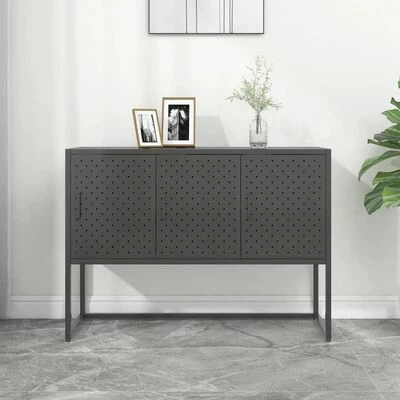 Brand new ๐ฅ VidaXL Sideboard Anthracite 41.3"x13.8"x29.5" Steel โค๏ธ 2 Brand new ๐ฅ VidaXL Sideboard Anthracite 41.3"x13.8"x29.5" Steel โค๏ธ - Image 2