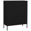 Best deal 👍 VidaXL Storage Cabinet Black 31.5"x13.8"x40" Steel 🧨