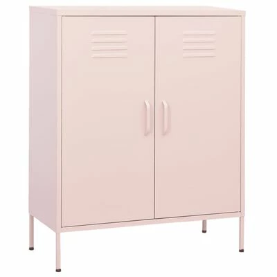 Discount π VidaXL Storage Cabinet Pink 31.5"x13.8"x40" Steel π 1 Discount π VidaXL Storage Cabinet Pink 31.5"x13.8"x40" Steel π