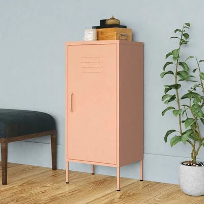 Coupon π VidaXL Storage Cabinet Pink 16.7"x13.8"x40" Steel π 2 Coupon π VidaXL Storage Cabinet Pink 16.7"x13.8"x40" Steel π - Image 2