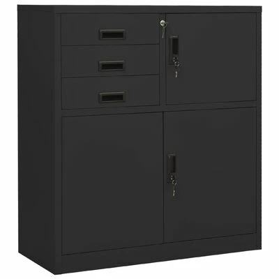 Coupon 🛒 VidaXL Office Cabinet Anthracite 35.4"x15.7"x40.2" Steel 😉 1 Coupon 🛒 VidaXL Office Cabinet Anthracite 35.4"x15.7"x40.2" Steel 😉