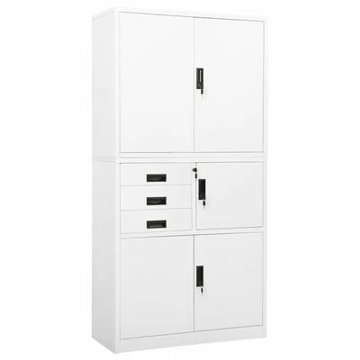 Coupon ๐ VidaXL Office Cabinet White 35.4"x15.7"x70.9" Steel ๐งจ 1 Coupon ๐ VidaXL Office Cabinet White 35.4"x15.7"x70.9" Steel ๐งจ