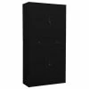Coupon 🎁 VidaXL Office Cabinet Black 35.4"x15.7"x70.9" Steel 🎁