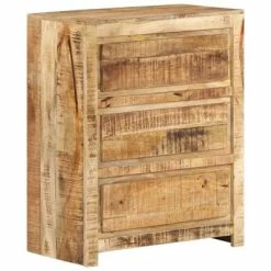 Best Sale ⌛ VidaXL Drawer Cabinet 23.6"x13"x29.5" Solid Wood Mango 🔥