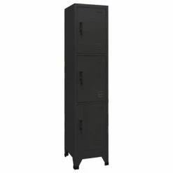 Top 10 ๐ VidaXL Locker Cabinet Black 15"x17.7"x70.9" Steel ๐