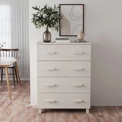 Cheapest 😉 VidaXL Sideboard White 31.1"x15.7"x40.7" Solid Wood Pine 😉 2 Cheapest 😉 VidaXL Sideboard White 31.1"x15.7"x40.7" Solid Wood Pine 😉 - Image 2
