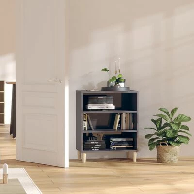 Deals ๐ VidaXL Sideboard High Gloss Gray 22.4"x13.8"x27.6" Engineered Wood ๐ฏ 2 Deals ๐ VidaXL Sideboard High Gloss Gray 22.4"x13.8"x27.6" Engineered Wood ๐ฏ - Image 2