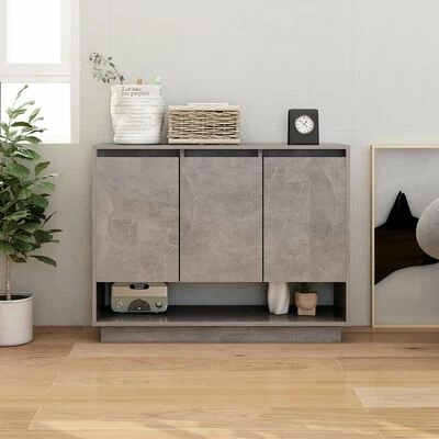 Cheapest โ VidaXL Sideboard Concrete Gray 38.2"x12.2"x29.5" Engineered Wood ๐คฉ 2 Cheapest โ VidaXL Sideboard Concrete Gray 38.2"x12.2"x29.5" Engineered Wood ๐คฉ - Image 2