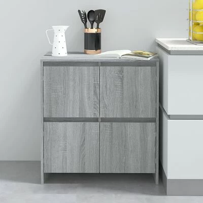 Brand new ๐งจ VidaXL Sideboard Gray Sonoma 27.6"x16.1"x29.5" Engineered Wood ๐ 2 Brand new ๐งจ VidaXL Sideboard Gray Sonoma 27.6"x16.1"x29.5" Engineered Wood ๐ - Image 2