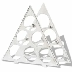 Cabinets & Storage Sales 8 Outlet ๐ VidaXL Wine Stand for 6 Bottles Silver Aluminum ๐