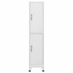 Cheapest ⌛ VidaXL Locker Cabinet with 2 Compartments 15"x17.7"x70.9" 🔔 -Cabinets & Storage Sales image 2 244473