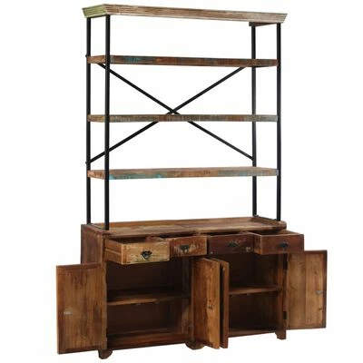 Promo β VidaXL Sideboard with Shelves Solid Reclaimed Wood 47.2"x13.8"x78.7" π 2 Promo β VidaXL Sideboard with Shelves Solid Reclaimed Wood 47.2"x13.8"x78.7" π - Image 2