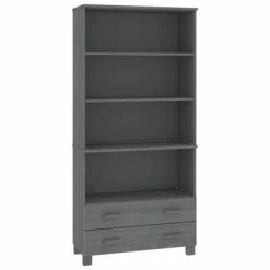 Coupon 🔔 VidaXL Highboard Solid Wood Pine Dark Gray 🌟