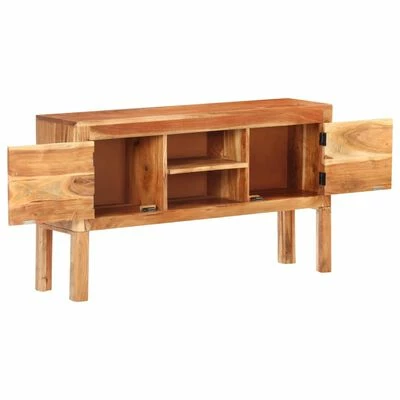 Outlet 🌟 VidaXL Sideboard 45.7"x11.8"x26" Solid Acacia Wood 😉 2 Outlet 🌟 VidaXL Sideboard 45.7"x11.8"x26" Solid Acacia Wood 😉 - Image 2