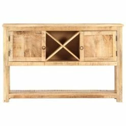 Best reviews of 🛒 VidaXL Sideboard 47.2"x11.8"x29.9" Rough Mango Wood 😀 -Cabinets & Storage Sales image 2 321788
