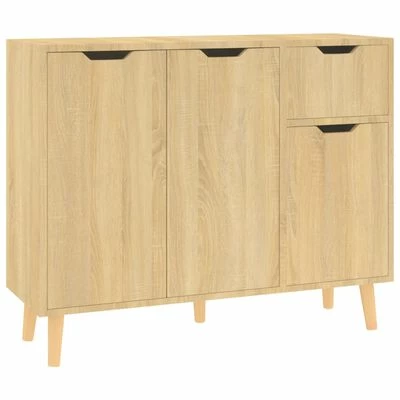 Discount ๐ฅ VidaXL Sideboard Sonoma Oak 35.4"x11.8"x28.3" Engineered Wood ๐ 1 Discount ๐ฅ VidaXL Sideboard Sonoma Oak 35.4"x11.8"x28.3" Engineered Wood ๐