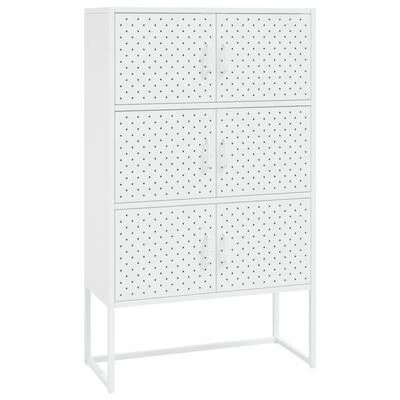 Cheapest ๐ VidaXL Highboard White 31.5"x13.8"x53.1" Steel ๐ 1 Cheapest ๐ VidaXL Highboard White 31.5"x13.8"x53.1" Steel ๐