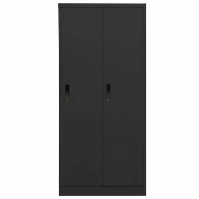 Cheap ๐ VidaXL Wardrobe Anthracite 31.5"x19.7"x70.9" Steel โค๏ธ 2 Cheap ๐ VidaXL Wardrobe Anthracite 31.5"x19.7"x70.9" Steel โค๏ธ - Image 2