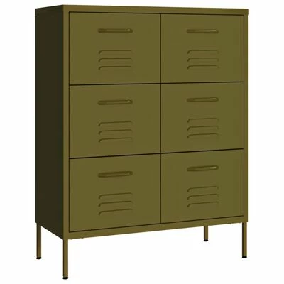 Best deal π VidaXL Drawer Cabinet Olive Green 31.5"x13.8"x40" Steel π 1 Best deal π VidaXL Drawer Cabinet Olive Green 31.5"x13.8"x40" Steel π