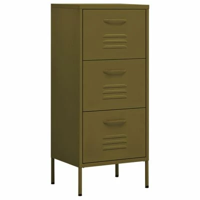 Best deal 🤩 VidaXL Storage Cabinet Olive Green 16.7"x13.8"x40" Steel ⭐ 1 Best deal 🤩 VidaXL Storage Cabinet Olive Green 16.7"x13.8"x40" Steel ⭐