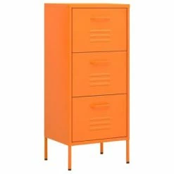 Wholesale 🛒 VidaXL Storage Cabinet Orange 16.7"x13.8"x40" Steel 🔔
