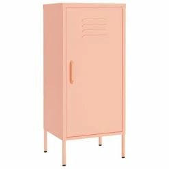 Coupon 😍 VidaXL Storage Cabinet Pink 16.7"x13.8"x40" Steel 🎁
