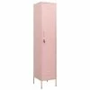 Flash Sale 🤩 VidaXL Locker Cabinet Pink 13.8"x18.1"x70.9" Steel 😉