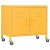 Best deal 🤩 VidaXL Storage Cabinet Mustard Yellow 23.6"x13.8"x22" Steel 🎁