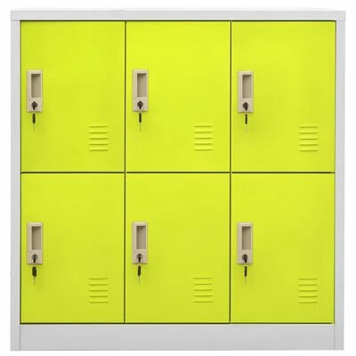 Best deal ๐ VidaXL Locker Cabinet Light Gray and Green 35.4"x17.7"x36.4" Steel ๐ฏ 2 Best deal ๐ VidaXL Locker Cabinet Light Gray and Green 35.4"x17.7"x36.4" Steel ๐ฏ - Image 2