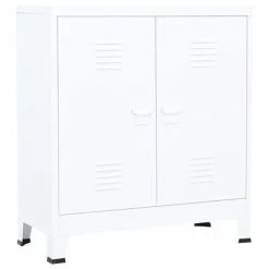 Brand new 🔥 VidaXL Industrial Filing Cabinet White 35.4"x15.7"x39.4" Steel 😀