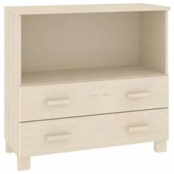 Flash Sale 😍 VidaXL Sideboard Honey Brown 33.5"x13.8"x31.5" Solid Wood Pine 🛒