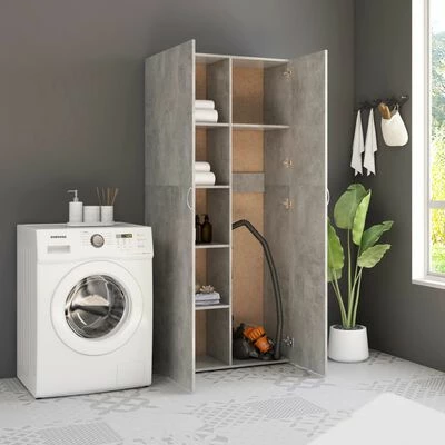 Best reviews of ๐ VidaXL Storage Cabinet Concrete Gray 31.5"x14"x70.9" Engineered Wood ๐ 2 Best reviews of ๐ VidaXL Storage Cabinet Concrete Gray 31.5"x14"x70.9" Engineered Wood ๐ - Image 2
