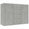 Best reviews of 👍 VidaXL Sideboard Concrete Gray 34.6"x11.8"x25.6" Engineered Wood 🔔