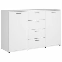 Discount 🎉 VidaXL Sideboard White 47.2"x14"x29.5" Engineered Wood ✔️
