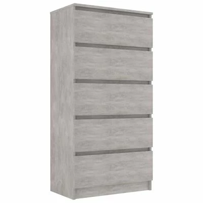 Cheapest ⭐ VidaXL Drawer Sideboard Concrete Gray 23.6"x13.8"x47.6" Engineered Wood ✨ 1 Cheapest ⭐ VidaXL Drawer Sideboard Concrete Gray 23.6"x13.8"x47.6" Engineered Wood ✨