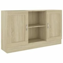 Best reviews of 💯 VidaXL Sideboard Sonoma Oak 47.2"x12"x27.6" Engineered Wood 💯
