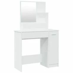 Cheapest π₯ VidaXL π Dressing Table with Mirror White 34.1"x13.8"x53.5" π₯