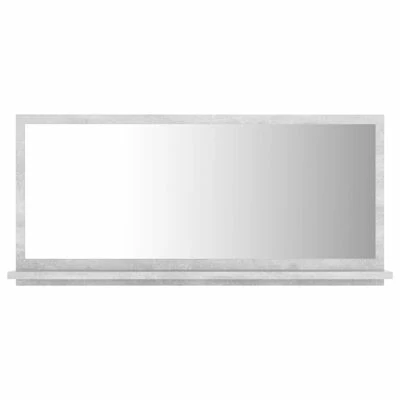 Best Sale โญ VidaXL Bathroom Mirror Concrete Gray 31.5"x4.1"x14.6" Engineered Wood ๐ 1 Best Sale โญ VidaXL Bathroom Mirror Concrete Gray 31.5"x4.1"x14.6" Engineered Wood ๐