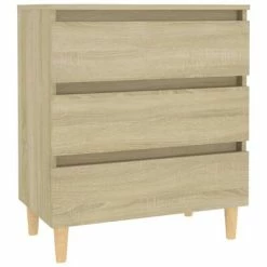 Best Sale ❤️ VidaXL Sideboard Sonoma Oak 23.6"x13.8"x27.2" Engineered Wood ❤️
