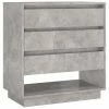 Best reviews of 🎁 VidaXL Sideboard Concrete Gray 27.6"x16.1"x29.5" Engineered Wood 🔥