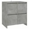 Cheap 🔔 VidaXL Sideboard Concrete Gray 27.6"x16.1"x29.5" Engineered Wood ❤️