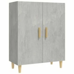 Hot Sale 👏 VidaXL Sideboard Concrete Gray 27.6"x13.4"x35.4" Engineered Wood 😉
