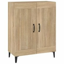 Wholesale 😀 VidaXL Sideboard Sonoma Oak 27.4"x13.4"x35.4" Engineered Wood 😀
